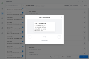 印刷プレビュー機能